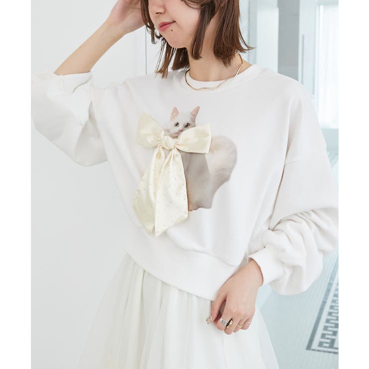 Lady catスウェット | MAJESTIC LEGON  | 詳細画像6 