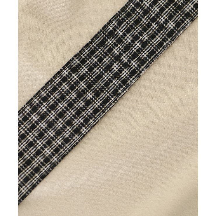 肩リボンチェックバイカラートップス | MAJESTIC LEGON  | 詳細画像22 