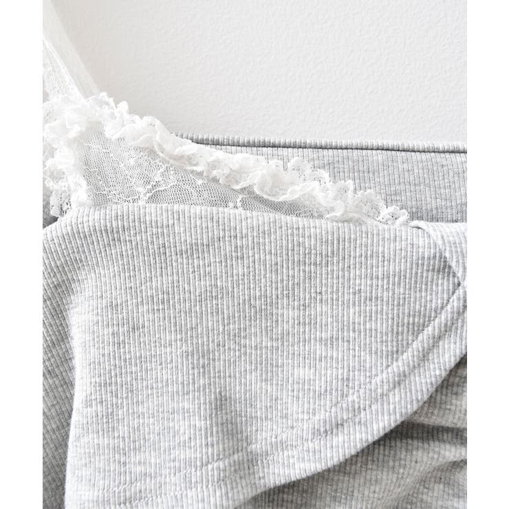 肩リボンレースドッキングトップス | MAJESTIC LEGON  | 詳細画像23 