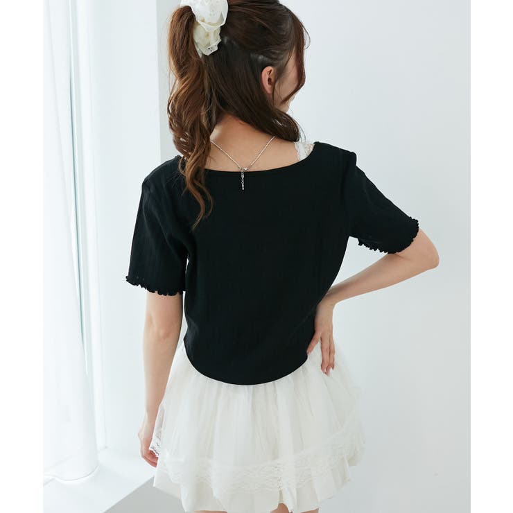 ペプラムキャミセットカットカーデ | MAJESTIC LEGON  | 詳細画像11 