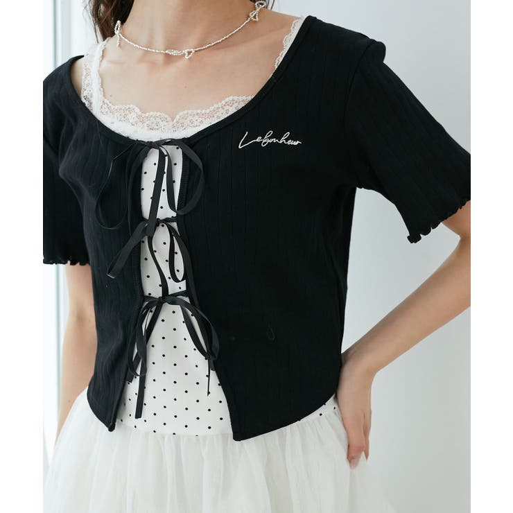 ペプラムキャミセットカットカーデ | MAJESTIC LEGON  | 詳細画像12 