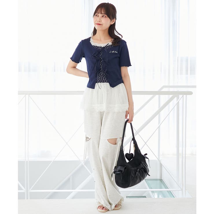 ペプラムキャミセットカットカーデ | MAJESTIC LEGON  | 詳細画像2 