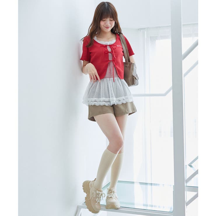 ペプラムキャミセットカットカーデ | MAJESTIC LEGON  | 詳細画像29 