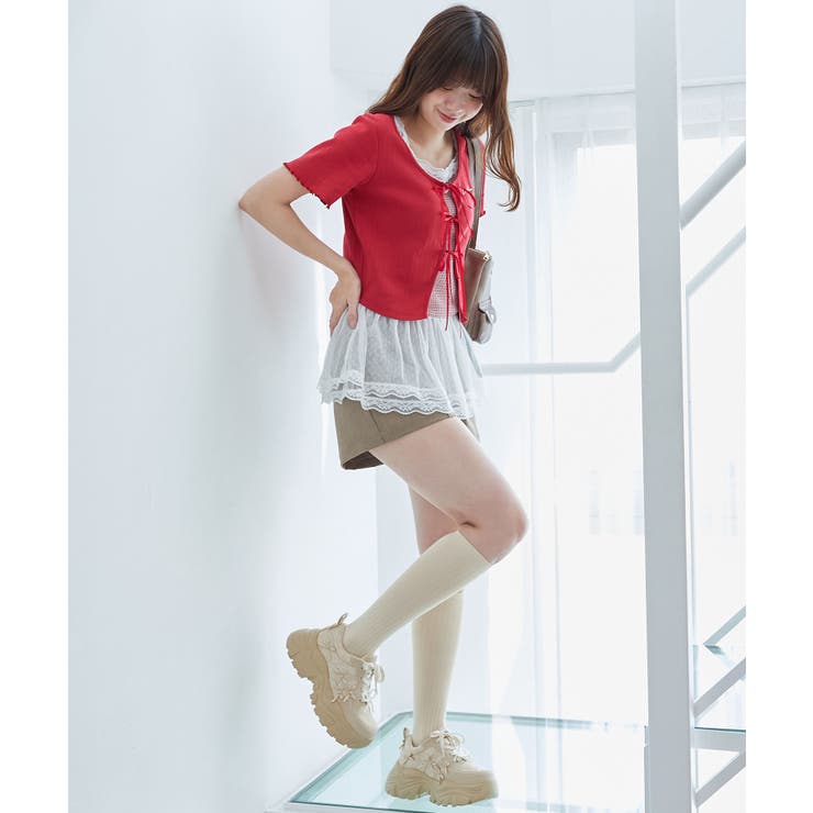 ペプラムキャミセットカットカーデ | MAJESTIC LEGON  | 詳細画像30 