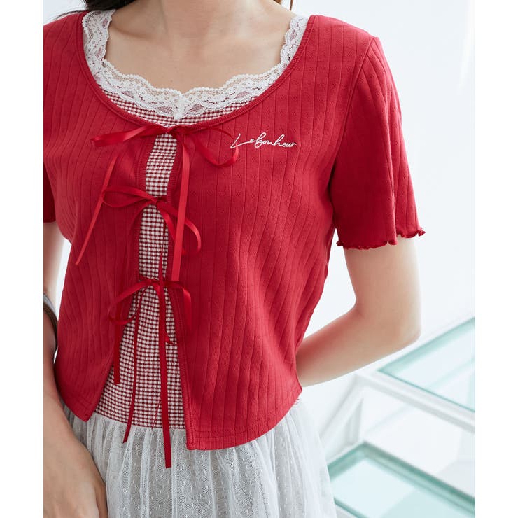 ペプラムキャミセットカットカーデ | MAJESTIC LEGON  | 詳細画像35 