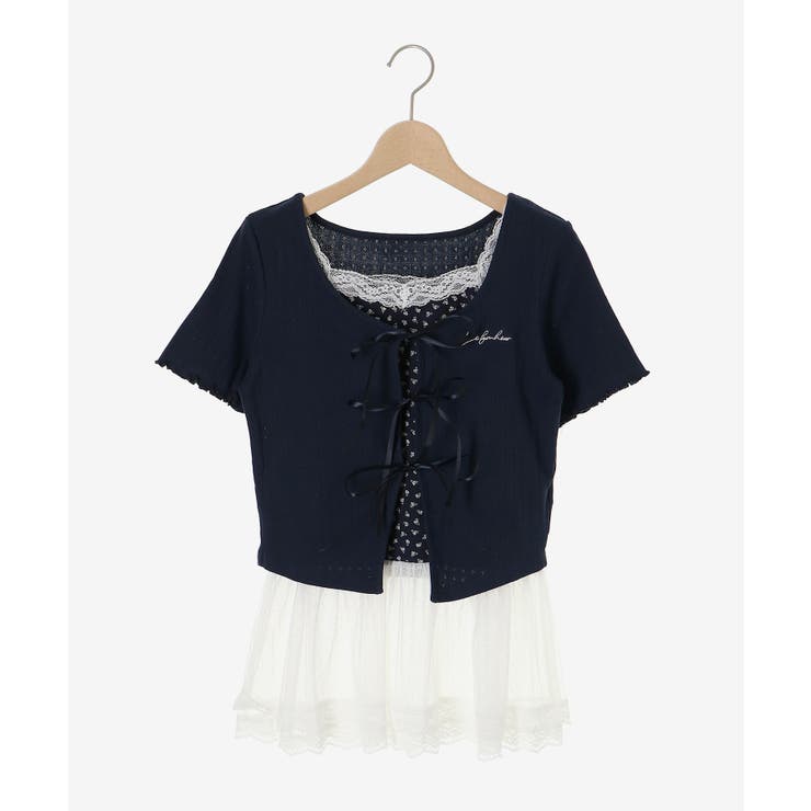 ペプラムキャミセットカットカーデ | MAJESTIC LEGON  | 詳細画像38 