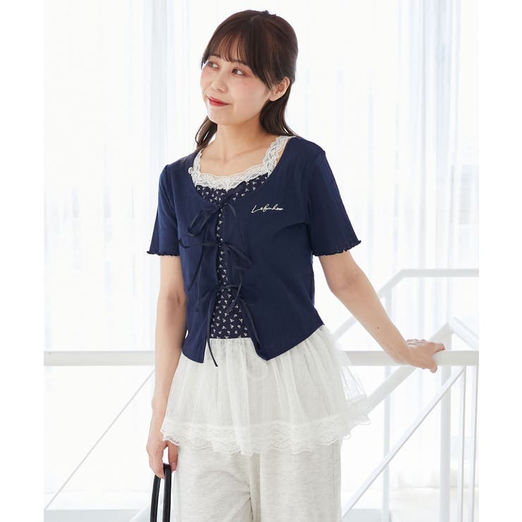 ペプラムキャミセットカットカーデ | MAJESTIC LEGON  | 詳細画像4 