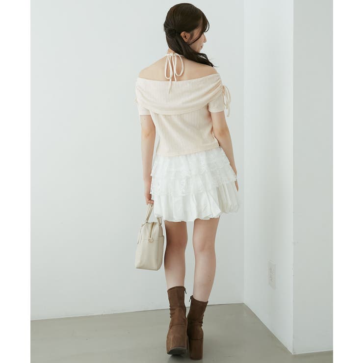 裾レースオフショルトップス | MAJESTIC LEGON  | 詳細画像12 