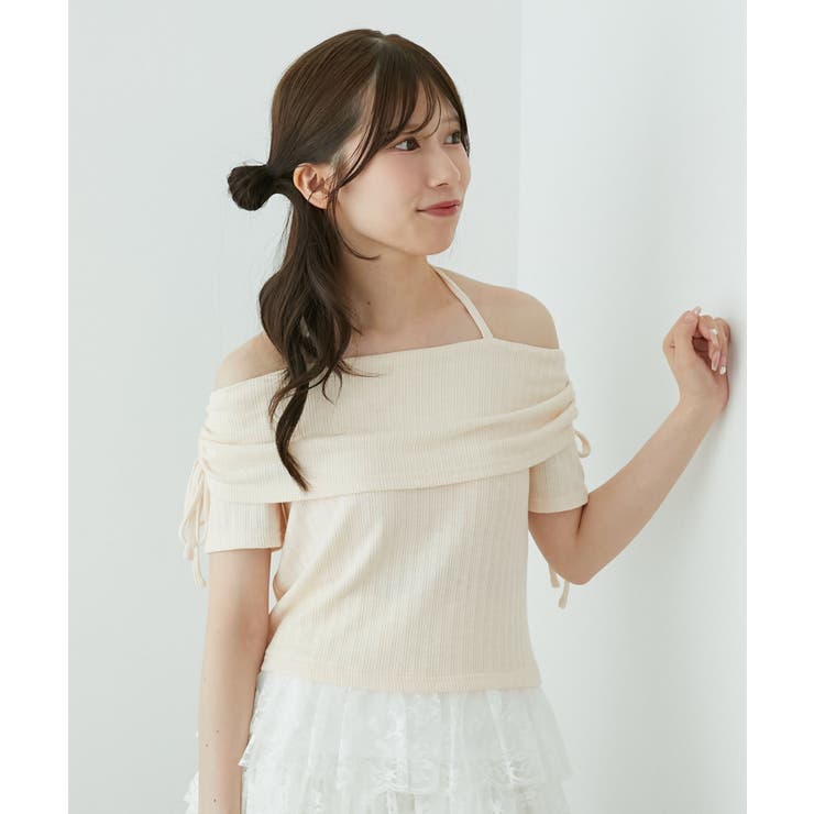 裾レースオフショルトップス | MAJESTIC LEGON  | 詳細画像13 