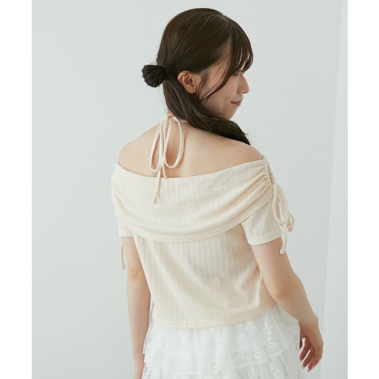 裾レースオフショルトップス | MAJESTIC LEGON  | 詳細画像15 