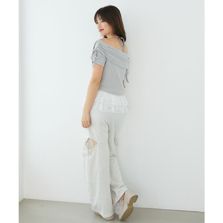 裾レースオフショルトップス | MAJESTIC LEGON  | 詳細画像19 