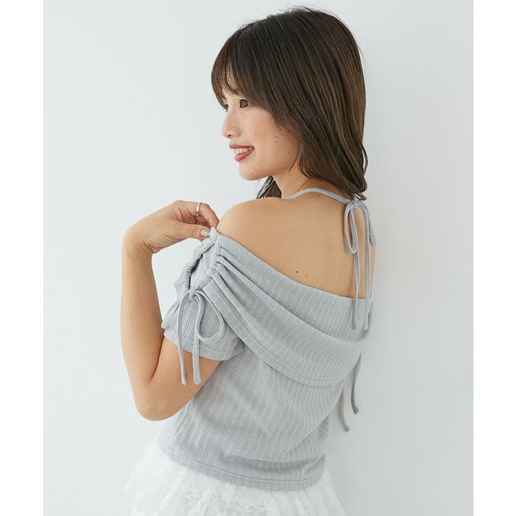 裾レースオフショルトップス | MAJESTIC LEGON  | 詳細画像22 