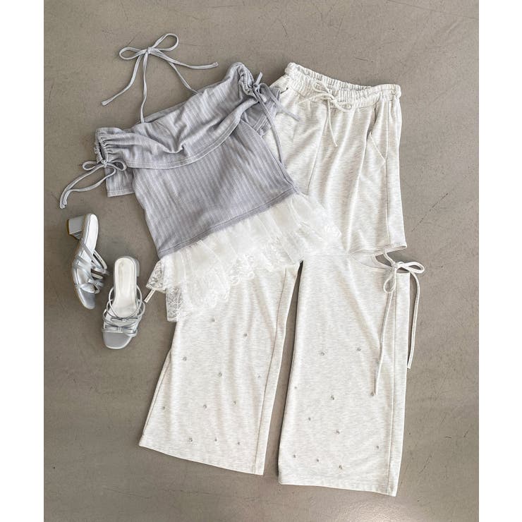 裾レースオフショルトップス | MAJESTIC LEGON  | 詳細画像24 