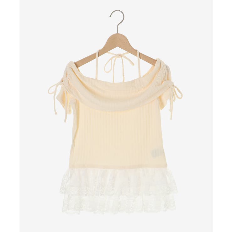 裾レースオフショルトップス | MAJESTIC LEGON  | 詳細画像26 