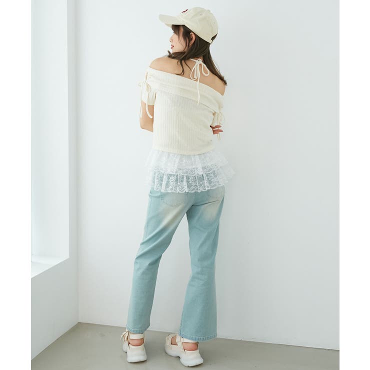 裾レースオフショルトップス | MAJESTIC LEGON  | 詳細画像5 