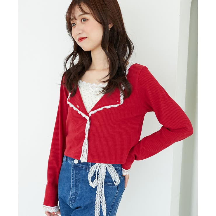 レース使いキャミカーデセット | MAJESTIC LEGON  | 詳細画像13 