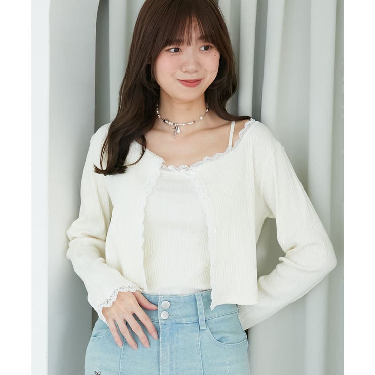 レース使いキャミカーデセット | MAJESTIC LEGON  | 詳細画像22 