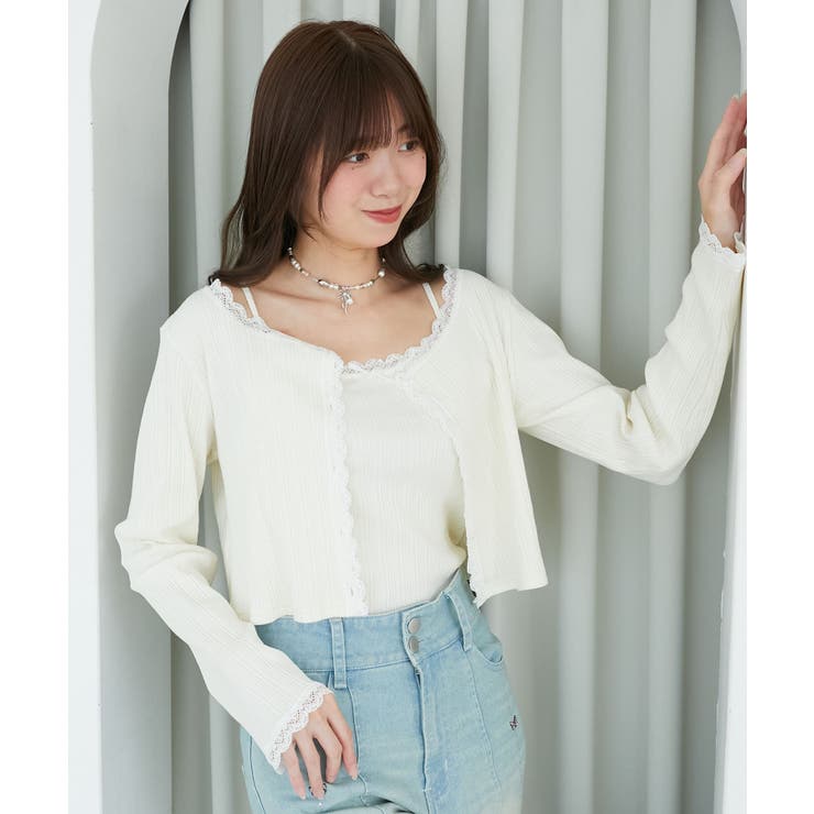 レース使いキャミカーデセット | MAJESTIC LEGON  | 詳細画像23 