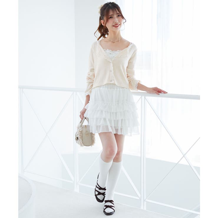 レース使いキャミカーデセット | MAJESTIC LEGON  | 詳細画像25 