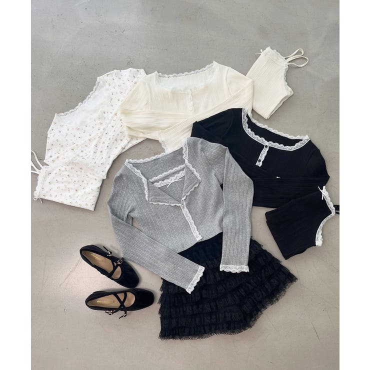 レース使いキャミカーデセット | MAJESTIC LEGON  | 詳細画像48 