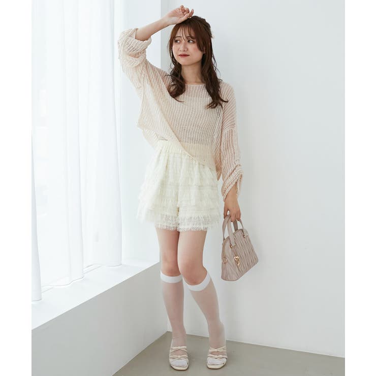 キラキラメッシュニット | MAJESTIC LEGON  | 詳細画像12 