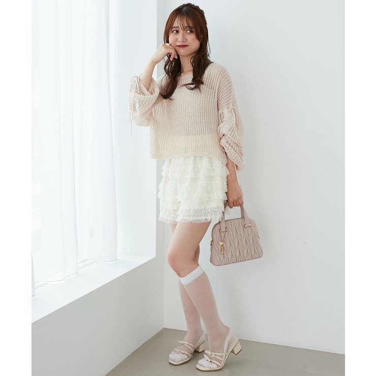 キラキラメッシュニット | MAJESTIC LEGON  | 詳細画像13 