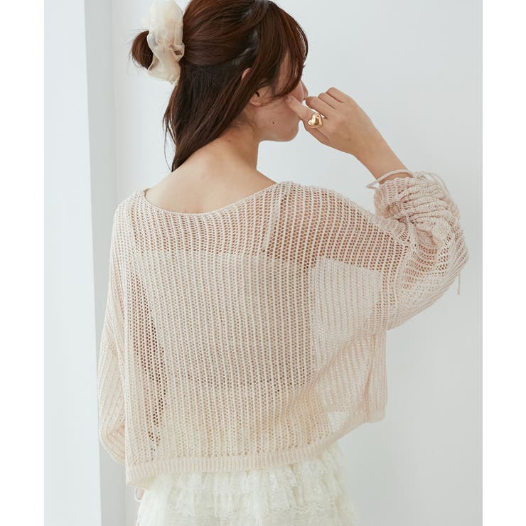 キラキラメッシュニット | MAJESTIC LEGON  | 詳細画像17 