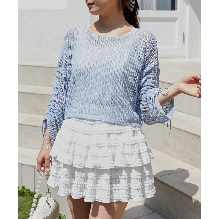 キラキラメッシュニット | MAJESTIC LEGON  | 詳細画像20 