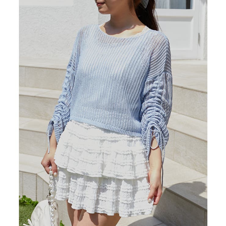 キラキラメッシュニット | MAJESTIC LEGON  | 詳細画像21 