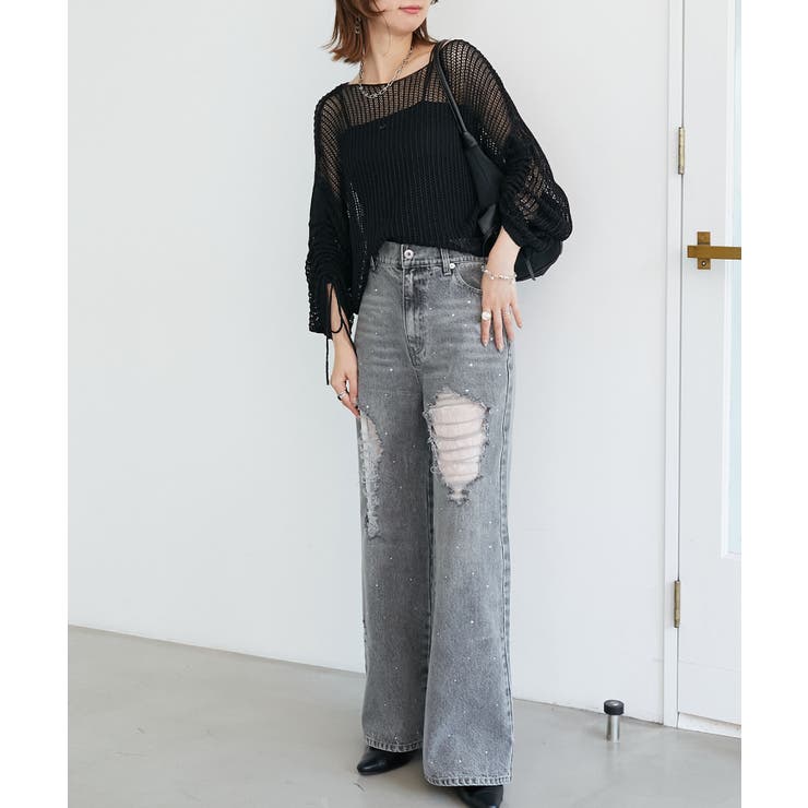 キラキラメッシュニット | MAJESTIC LEGON  | 詳細画像24 