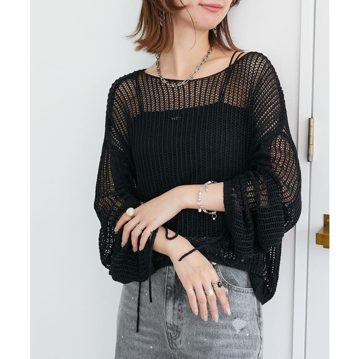 キラキラメッシュニット | MAJESTIC LEGON  | 詳細画像27 