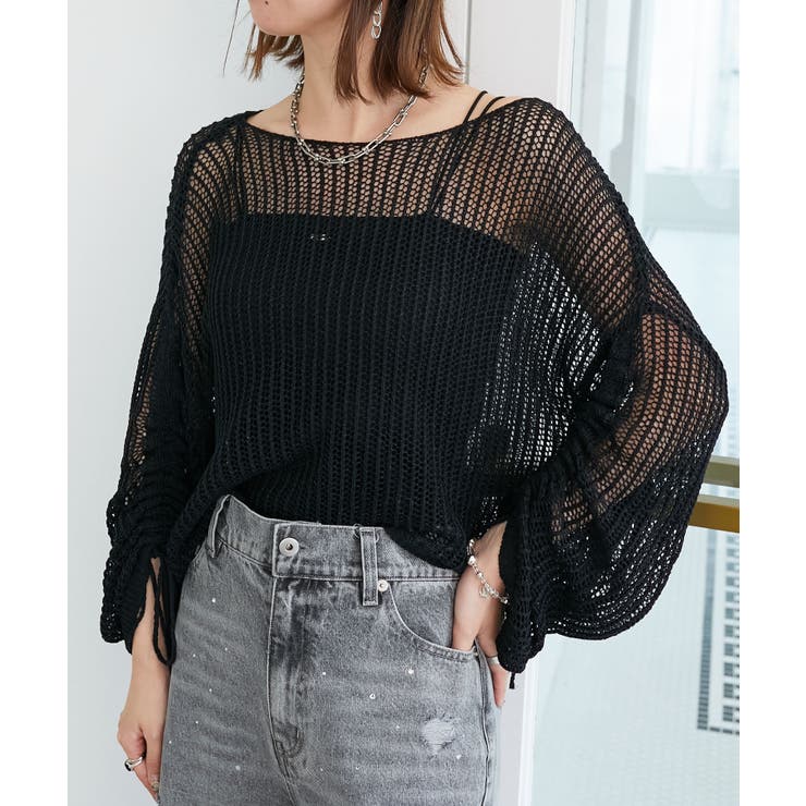 キラキラメッシュニット | MAJESTIC LEGON  | 詳細画像28 