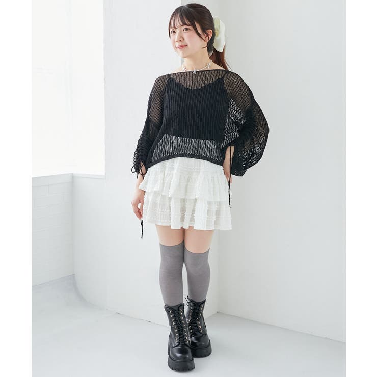 キラキラメッシュニット | MAJESTIC LEGON  | 詳細画像30 