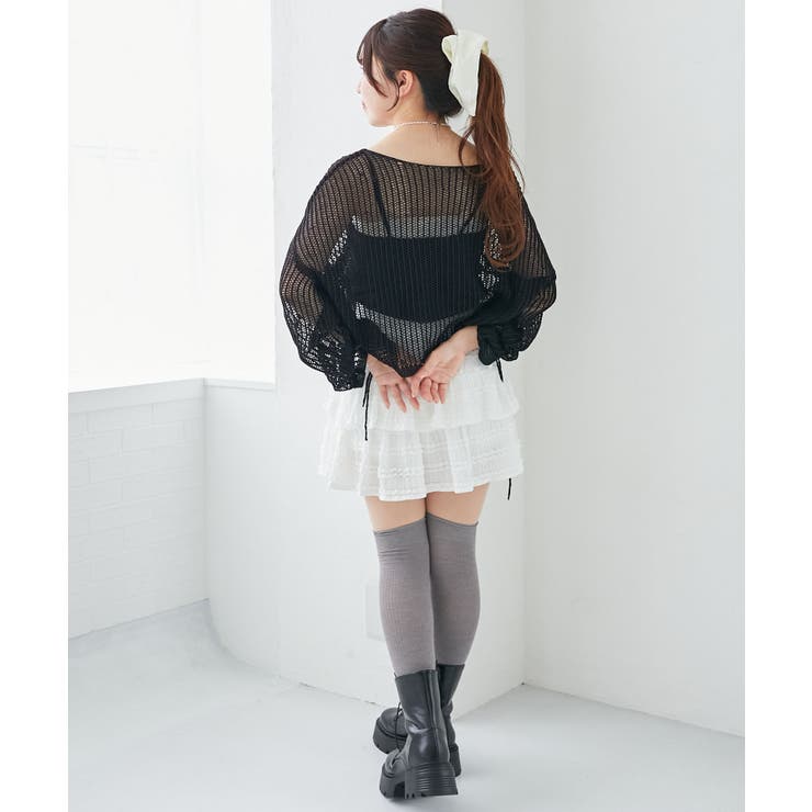 キラキラメッシュニット | MAJESTIC LEGON  | 詳細画像32 