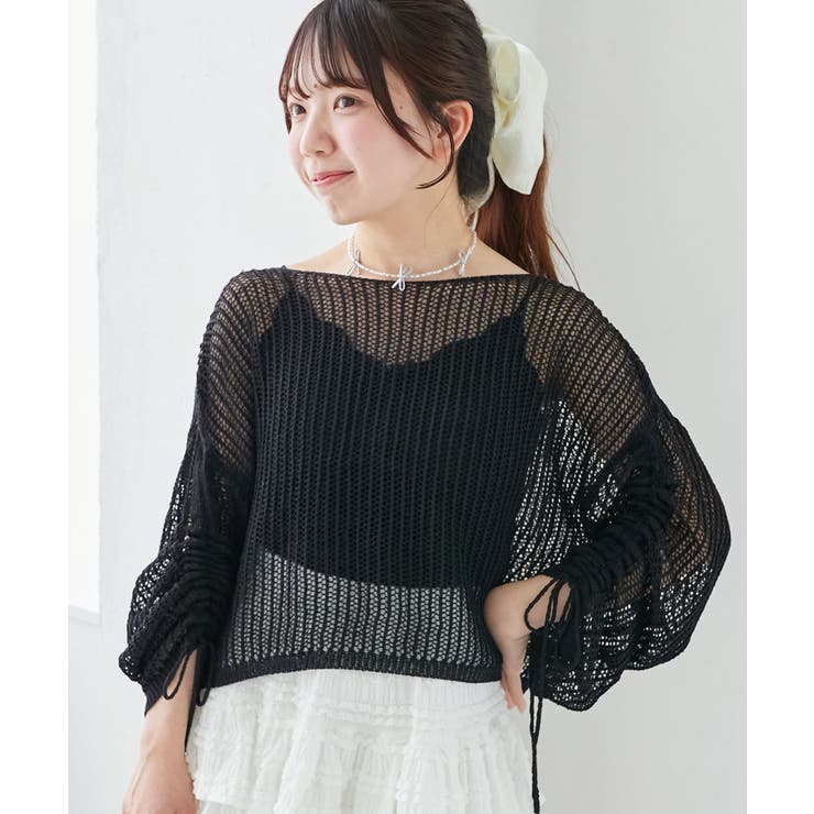 キラキラメッシュニット | MAJESTIC LEGON  | 詳細画像33 