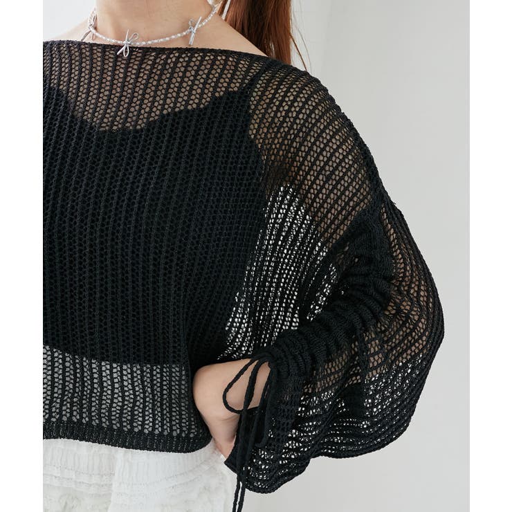 キラキラメッシュニット | MAJESTIC LEGON  | 詳細画像36 