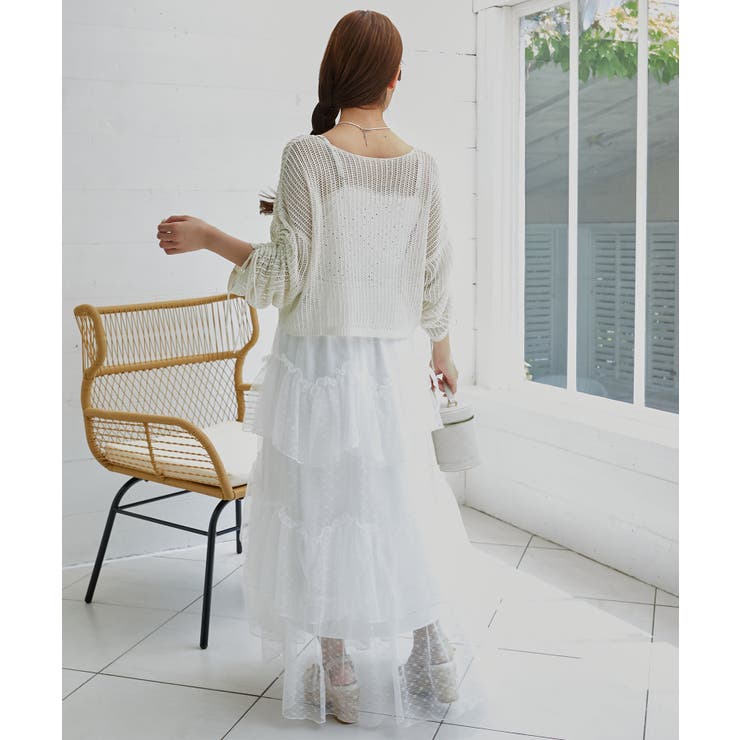 キラキラメッシュニット | MAJESTIC LEGON  | 詳細画像5 