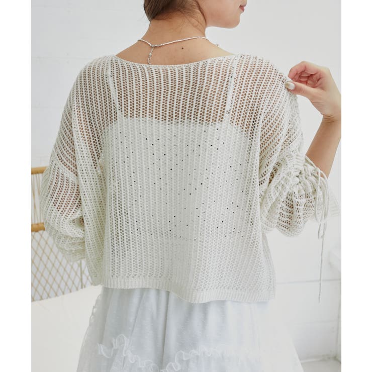 キラキラメッシュニット | MAJESTIC LEGON  | 詳細画像8 