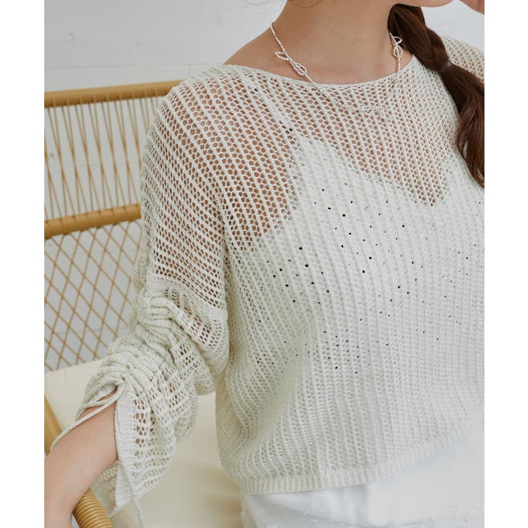 キラキラメッシュニット | MAJESTIC LEGON  | 詳細画像9 