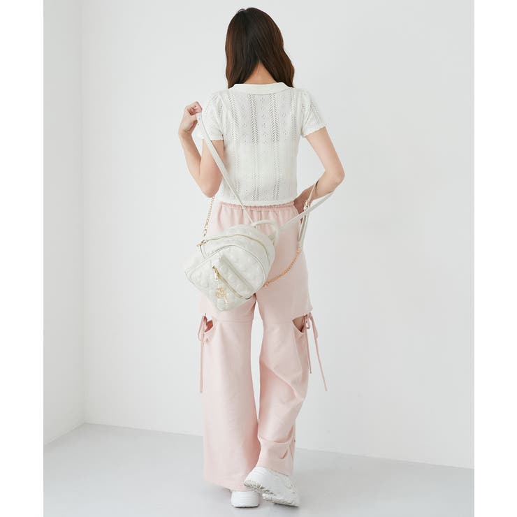 レディ マカロン  シャツコンビネゾン she is wired” Long Tee - somunia store