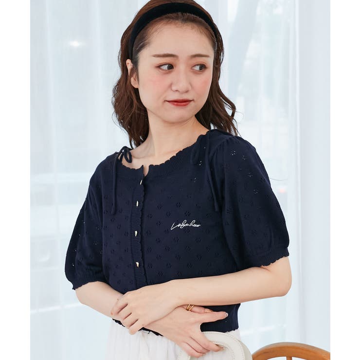 キャミセットフラワーアイレットクルーカーデ | MAJESTIC LEGON  | 詳細画像21 