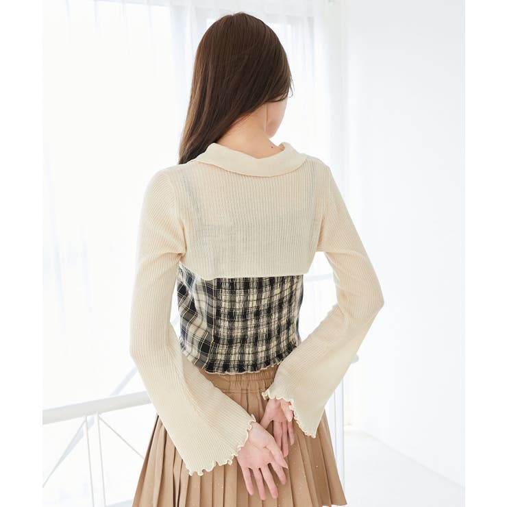 バイカラーキャミ＆ショートボレロセット | MAJESTIC LEGON  | 詳細画像16 