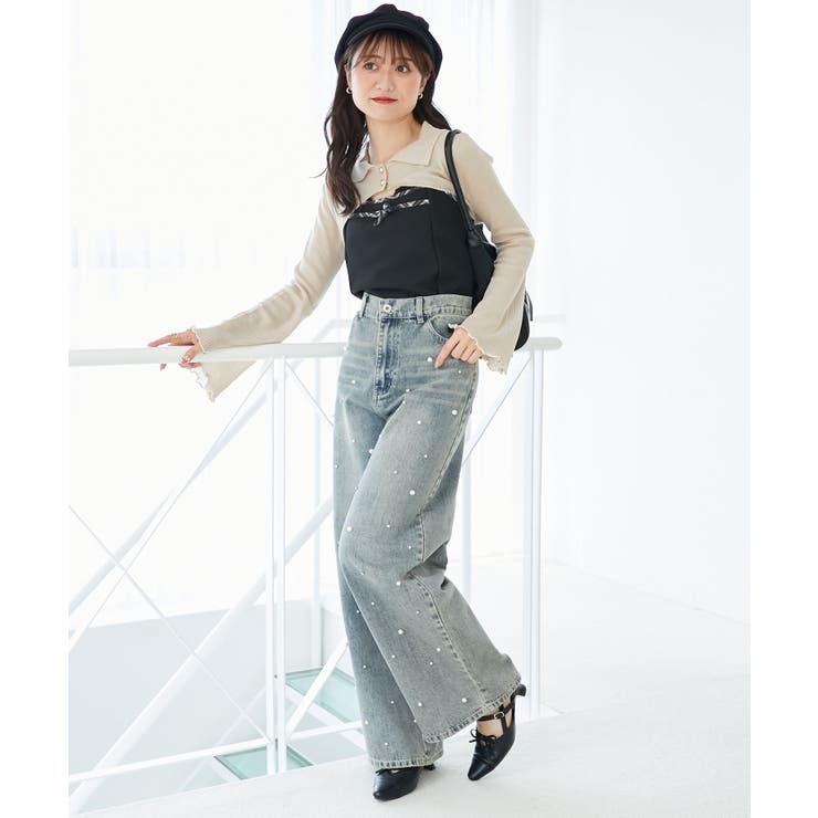 バイカラーキャミ＆ショートボレロセット | MAJESTIC LEGON  | 詳細画像21 