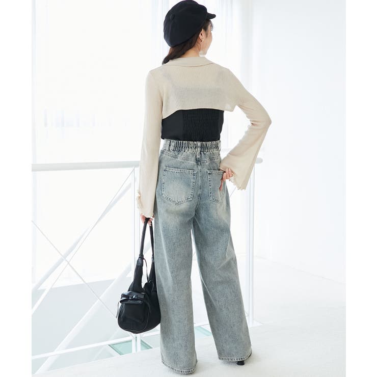 バイカラーキャミ＆ショートボレロセット | MAJESTIC LEGON  | 詳細画像22 