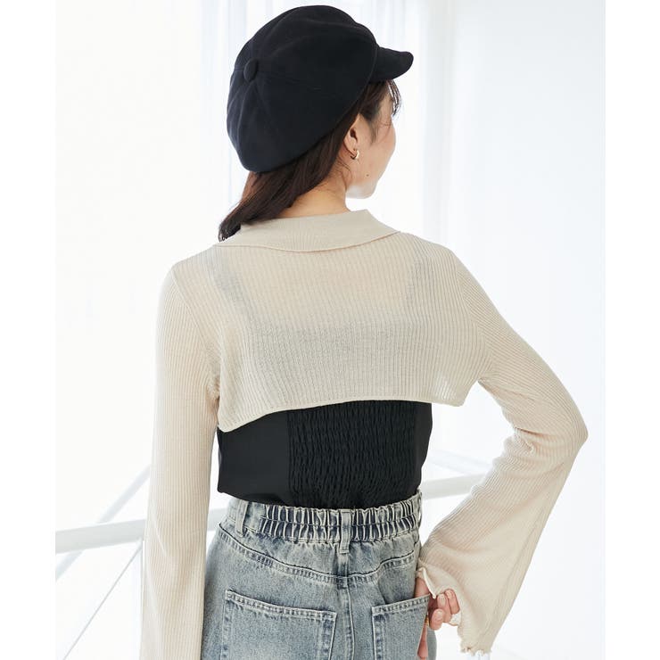 バイカラーキャミ＆ショートボレロセット | MAJESTIC LEGON  | 詳細画像24 