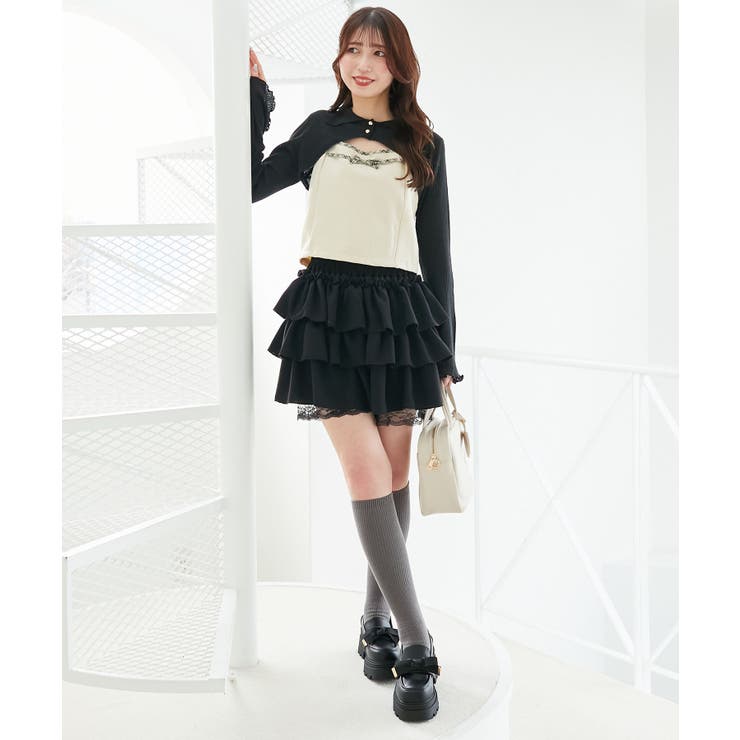 バイカラーキャミ＆ショートボレロセット | MAJESTIC LEGON  | 詳細画像26 