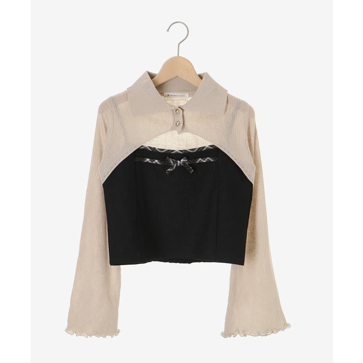 バイカラーキャミ＆ショートボレロセット | MAJESTIC LEGON  | 詳細画像34 