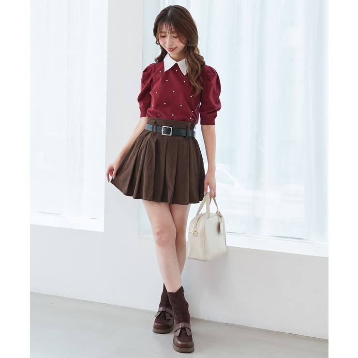 2way襟付きビジューニット | MAJESTIC LEGON  | 詳細画像16 