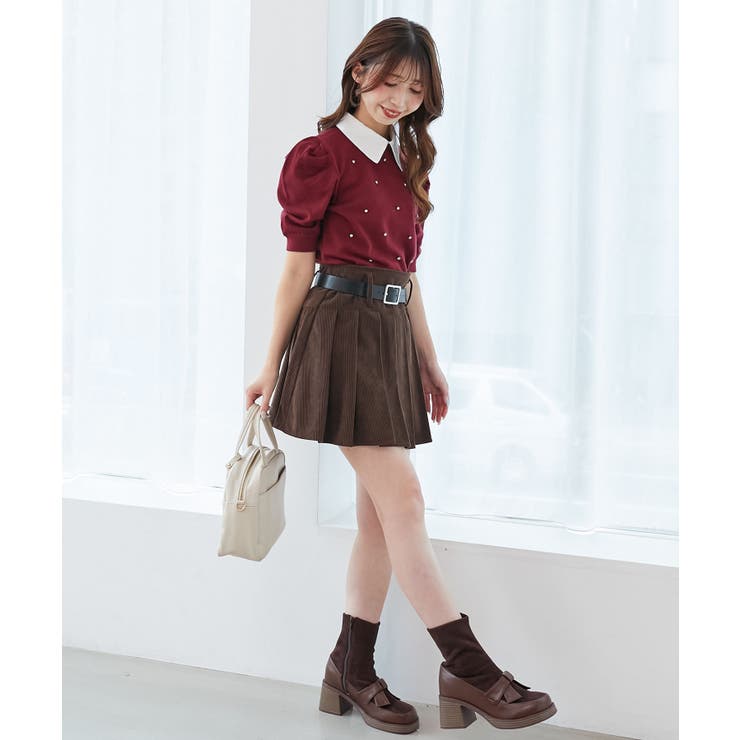 2way襟付きビジューニット | MAJESTIC LEGON  | 詳細画像17 