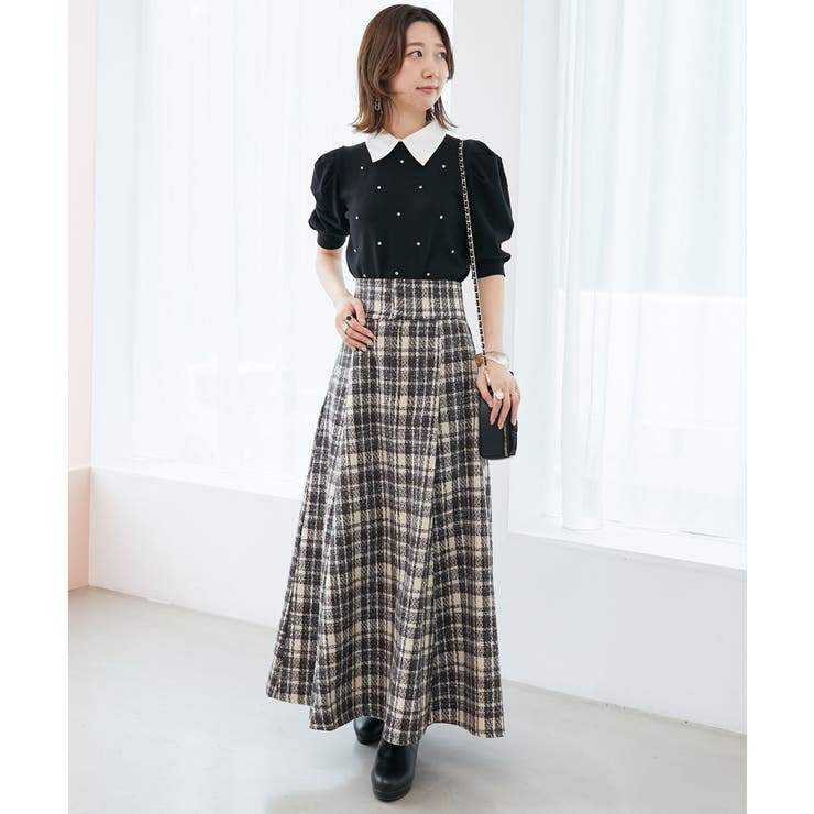 2way襟付きビジューニット | MAJESTIC LEGON  | 詳細画像23 